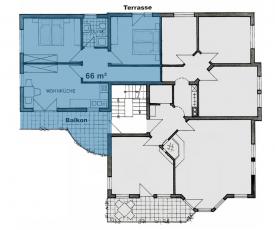 Ferienwohnung Hofblick | 66 m² | max. 4 Personen