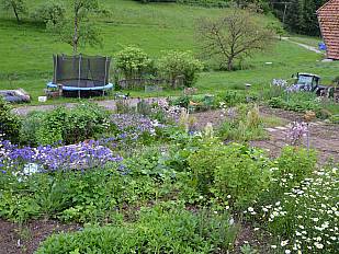 Unser Spielplatz neben dem Bauerngarten